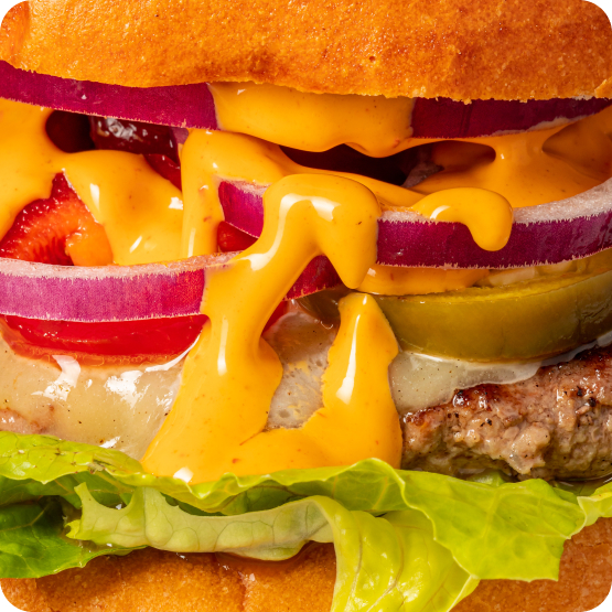 100% Organic Grass-Fed Beef Burger from Bareburger