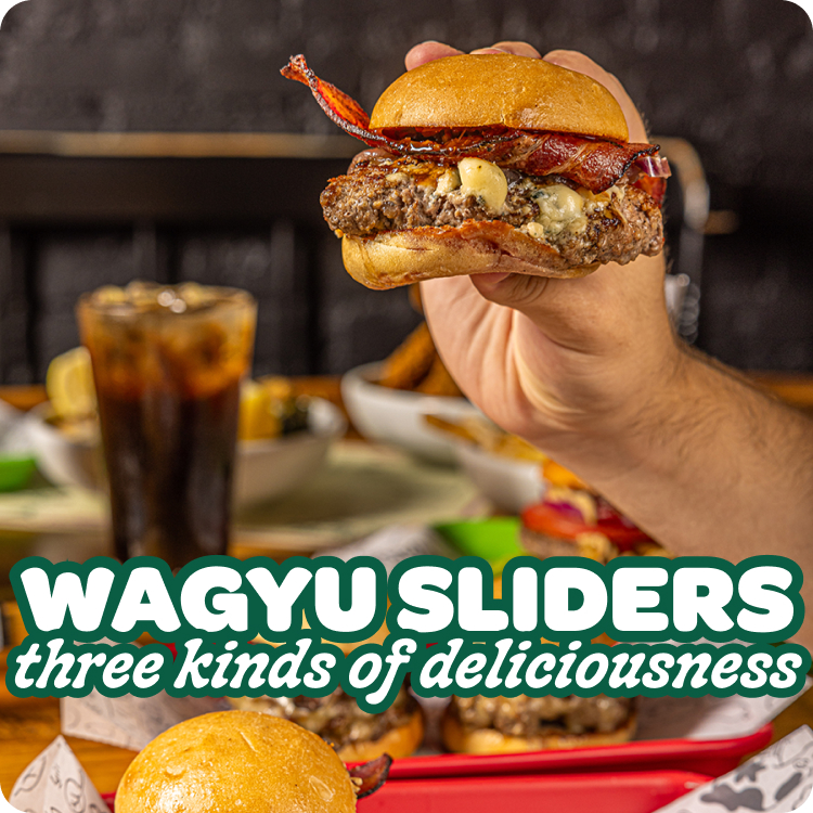Wagyu Sliders at Bareburger offer delicious delicacy